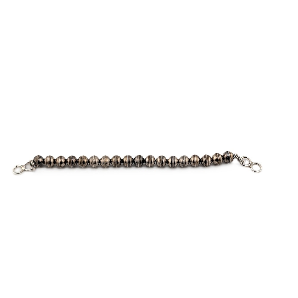 Navajo Pearls Necklace Extender Iodized Ball Beads Native American Jewelry 5in*
